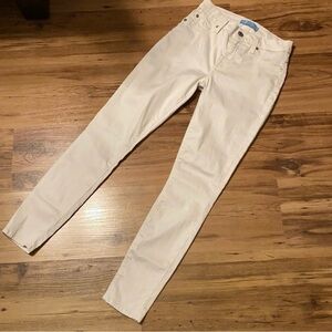 7 for all mankind white skinny pants